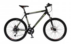 Велосипед Comanche Backfire Disc 22", чорний-зелений