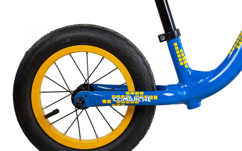 Беговел Comanche Pixel 12", синій-жовтий