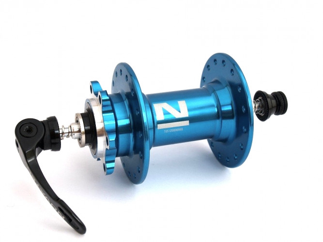 Втулка передня Novatec D041SB 36H, синій