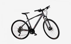 Велосипед Comanche Maxima Cross 18", чорний-сірий