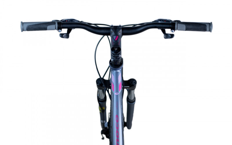Велосипед Comanche Orinoco 27 L Disc 16", сірий-рожевий