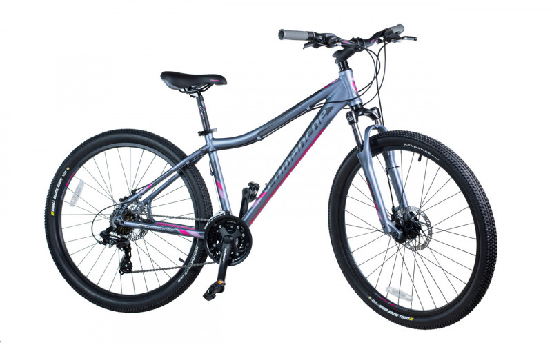 Велосипед Comanche Orinoco 27 L Disc 17.5", сірий-рожевий