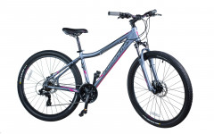 Велосипед Comanche Orinoco 27 L Disc 17.5", сірий-рожевий