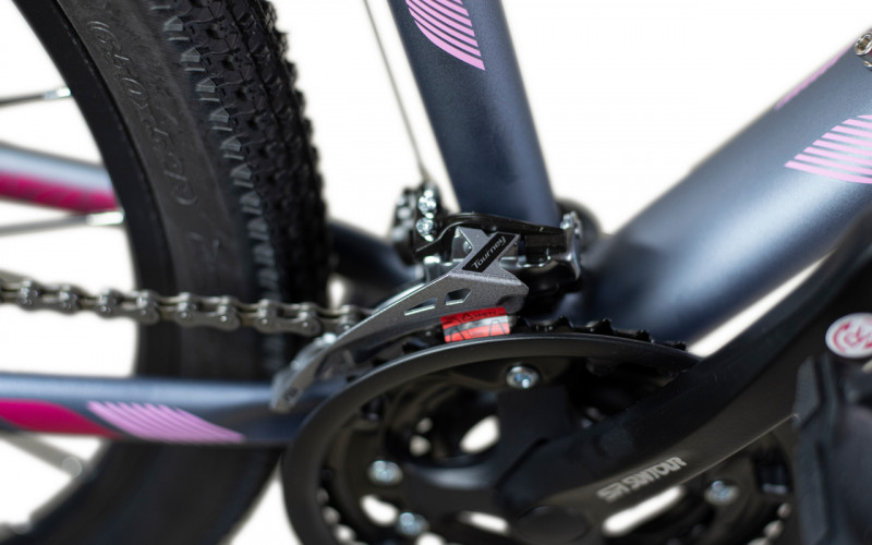 Велосипед Comanche Orinoco 27 L Disc 17.5", сірий-рожевий
