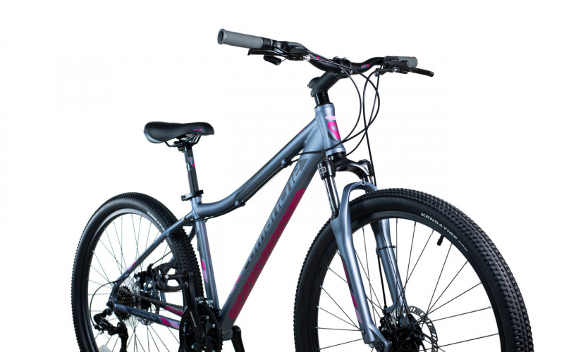 Велосипед Comanche Orinoco 27 L Disc 17.5", сірий-рожевий