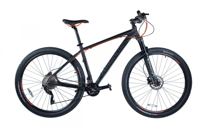 Велосипед Comanche Maxima 29 23", сірий-помаранчевий
