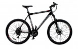 Велосипед Comanche Hurricane Disc 22", чорний-сріблястий