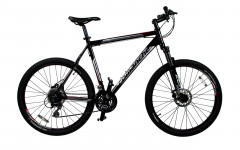 Велосипед Comanche Hurricane Disc 22", чорний-сріблястий