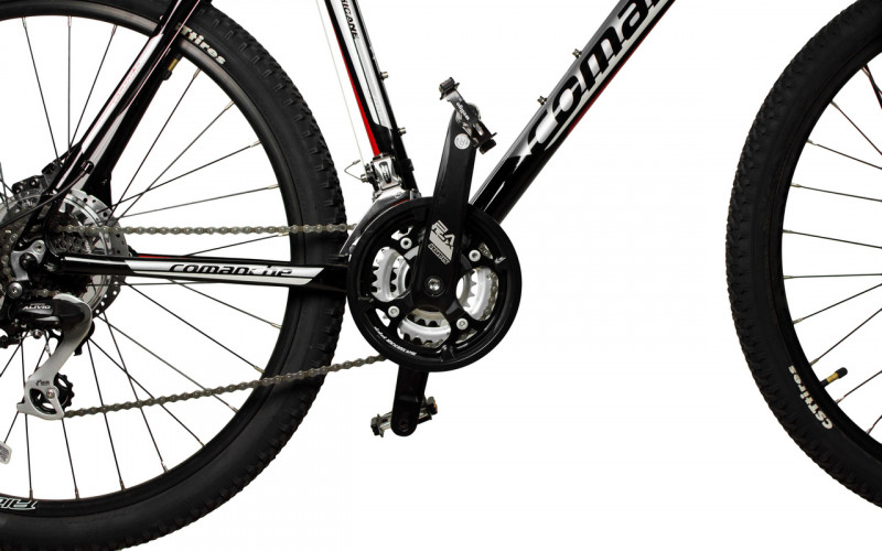 Велосипед Comanche Hurricane Disc 22", чорний-сріблястий