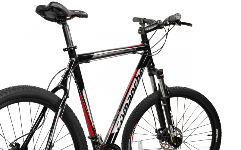 Велосипед Comanche Hurricane Disc 22", чорний-сріблястий