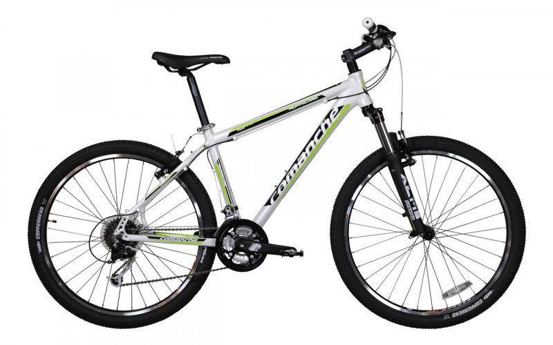 Велосипед Comanche Hurricane 20.5", белый-зеленый