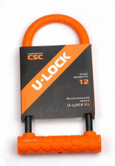 Замок під ключ CSC U-Lock XL 12/29, помаранчевий