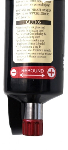 Вилка SR Suntour SF14 XCR32 DS LO R 100 27.5", чорний