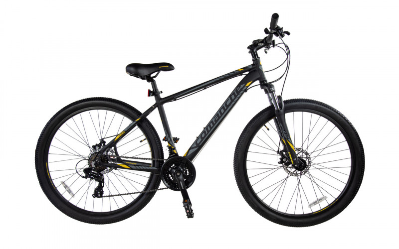 Велосипед Comanche Prairie 27 Disc 1.2 19", сірий-жовтий