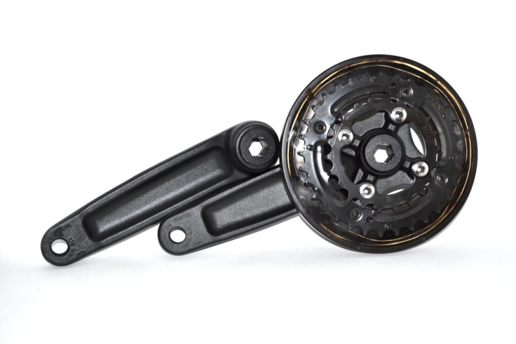 Шатун SR Suntour CW10 Duro D H BAZG 175MM 32/22T, чорний