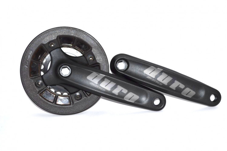 Шатун SR Suntour CW10 Duro D H BAZG 175MM 32/22T, чорний