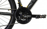 Велосипед Comanche Prairie 27 Disc 1.2 21", сірий-жовтий