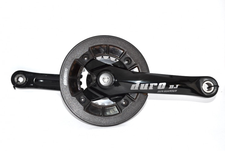 Шатун SR Suntour CW10 Duro DJ D BAG 175MM 32/22T, чорний