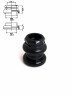Рульова колонка Tange Seiki ID-SE32 U, чорний