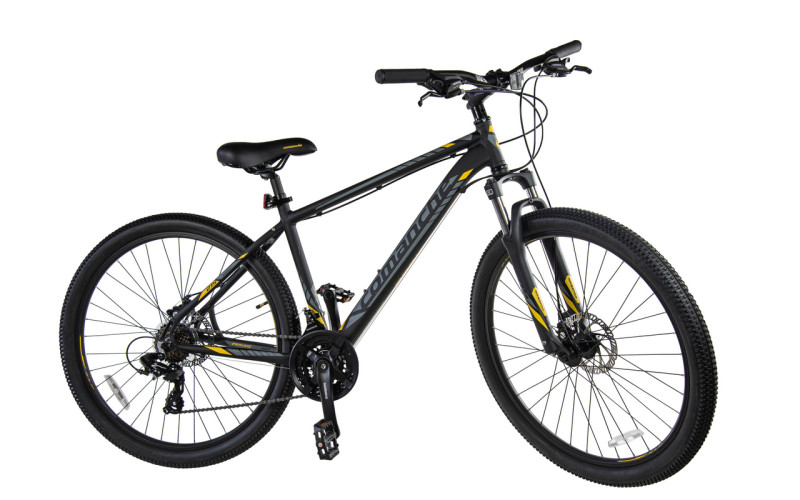 Велосипед Comanche Prairie 27 Disc 1.2 16", сірий-жовтий