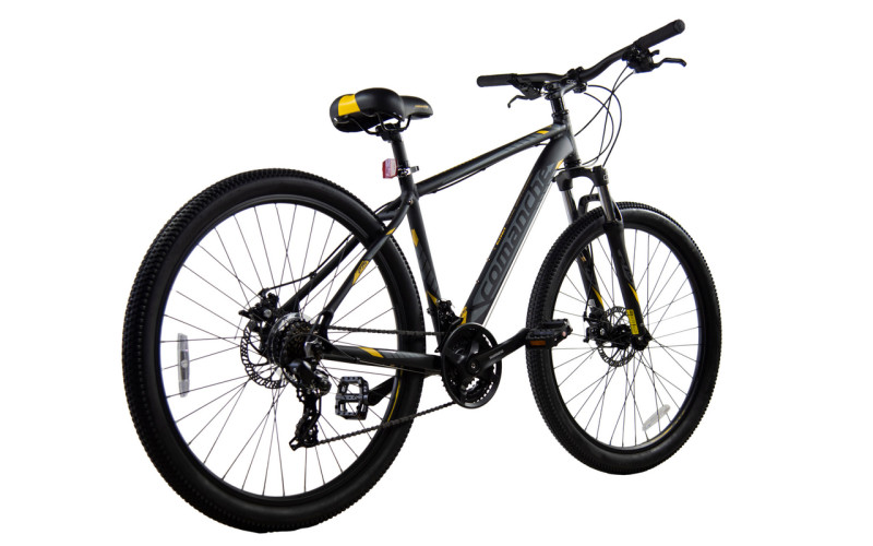 Велосипед Comanche Prairie 27 Disc 1.2 17.5", сірий-жовтий