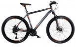Велосипед Comanche Hurricane 27 20.5", сірий-помаранчевий
