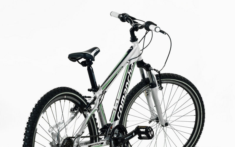 Велосипед Comanche Areco 12.5", білий-зелений