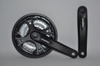 Шатун SR Suntour CW14 XCC T202 PBIBG 175MM 42/32/22T, чорний