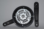 Шатун SR Suntour CW14 XCC T202 PBIBG 175MM 42/32/22T, чорний