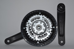 Шатун SR Suntour CW14 XCC T202 PBIBG 175MM 42/32/22T, чорний