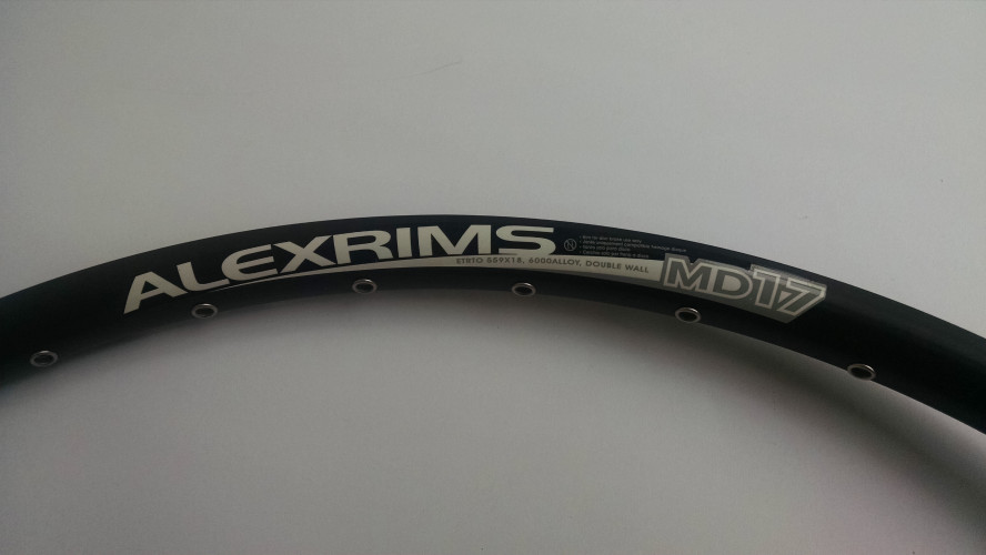Обід Alex Rims MD17 AV 36H 26", чорний