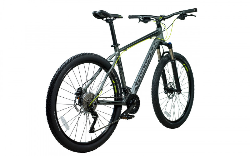 Велосипед Comanche Maxima 27 17.5", сірий-жовтий