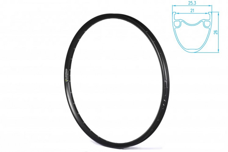 Обід Alex Rims GD26P FV 32H 700C, чорний