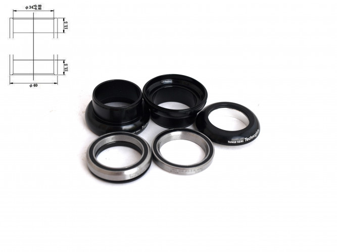Рульова колонка Tange Seiki RDC82, чорний