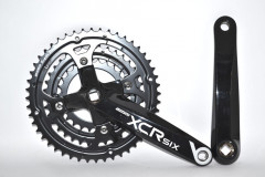 Шатун SR Suntour CW14 XCR6 T418 BD 175MM 48/36/26T, чорний