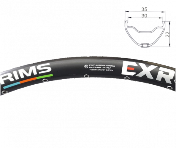 Обід Alex Rims EXR30 SSE FV 32H 29", чорний