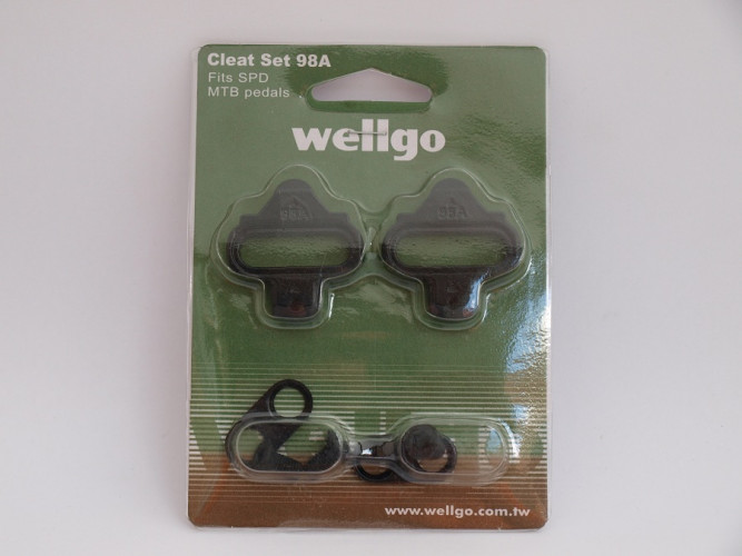 Шипи для веловзуття Wellgo 98A-Cleat, чорний
