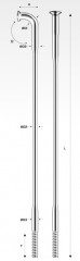 Набір спиць Pillar Treo 280MM 72PC, чорний