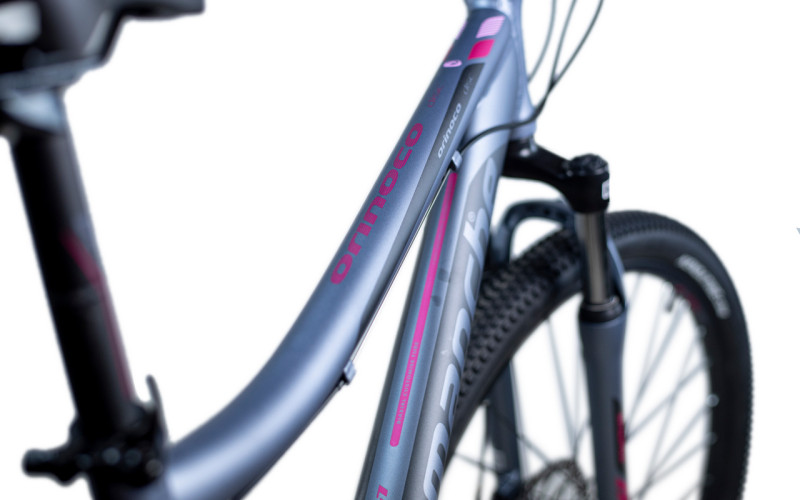 Велосипед Comanche Orinoco 27 L Disc 19", сірий-рожевий