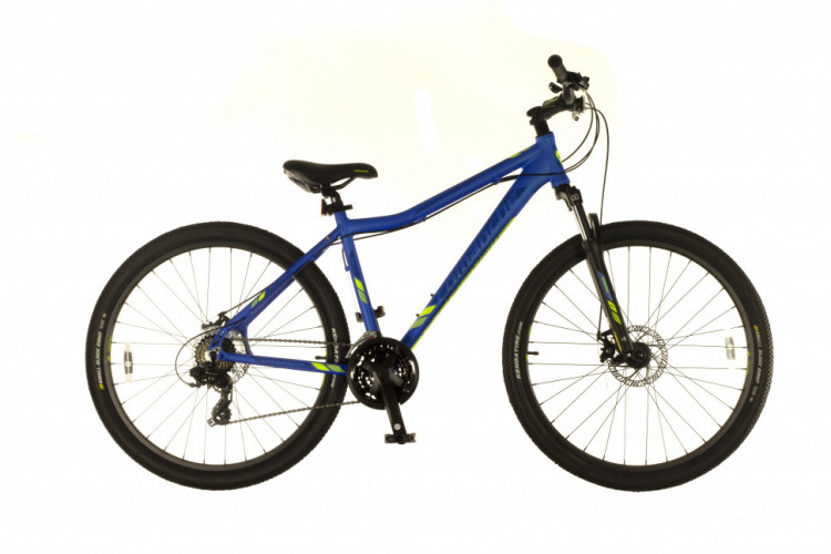 Велосипед Comanche Orinoco 27 L Disc 14.5", синій-жовтий