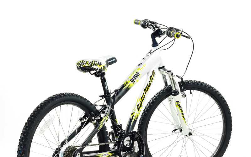 Велосипед Comanche Indigo 14", білий-чорний