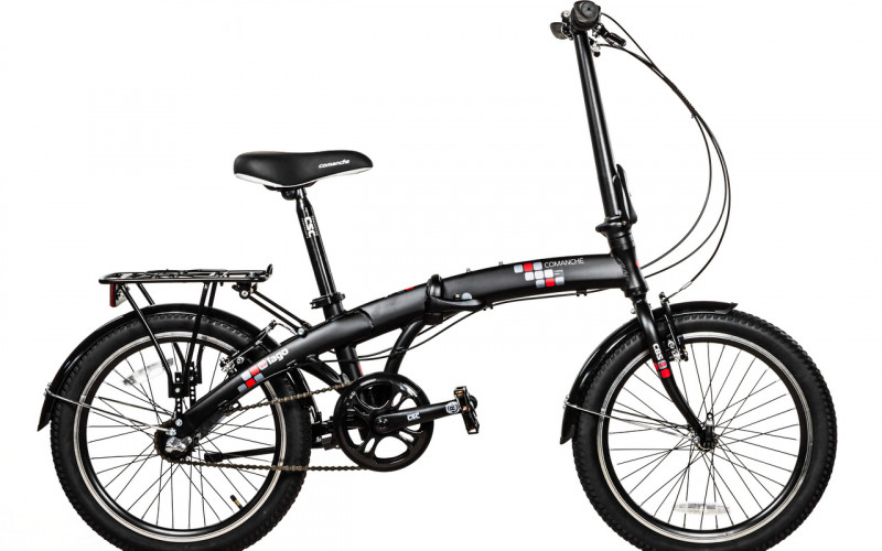Велосипед Comanche Lago S3 11", чорний-червоний