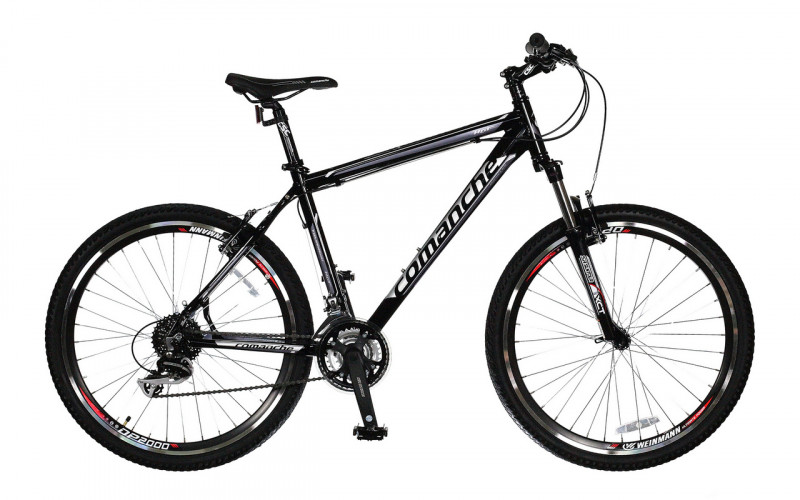 Велосипед Comanche Tomahawk 19", чорний-сріблястий