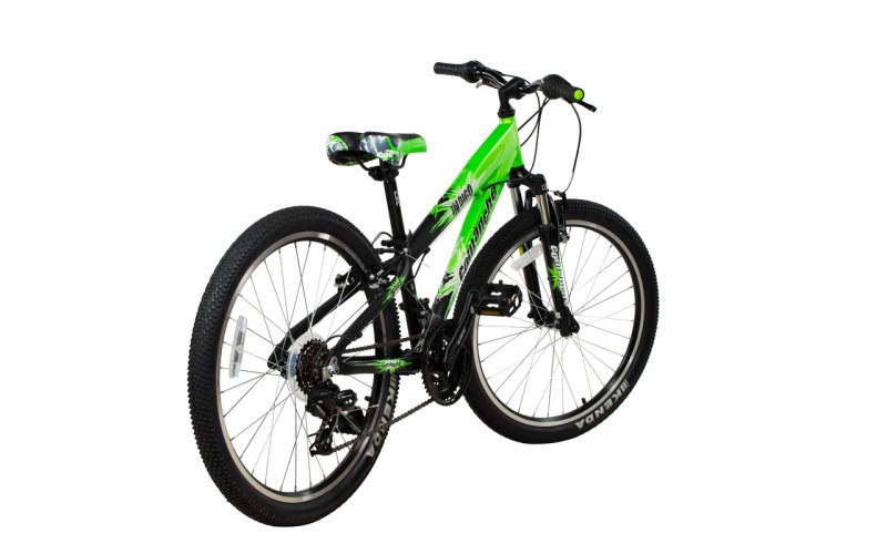 Велосипед Comanche Indigo 11", зелений-чорний