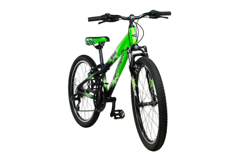 Велосипед Comanche Indigo 11", зелений-чорний