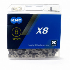 Ланцюг KMC X8 116L, сріблястий