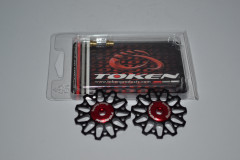 Роліки Token TK1711, чорний-червоний