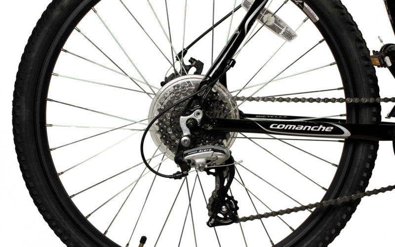 Велосипед Comanche Tomahawk Disc 20.5", черный-серебристый