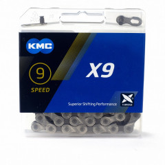 Ланцюг KMC X9 116L, сріблястий