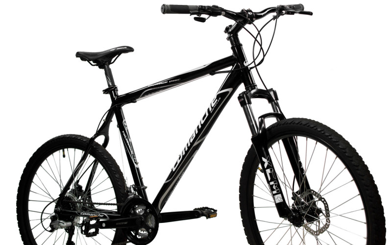 Велосипед Comanche Tomahawk Disc 22", черный-серебристый